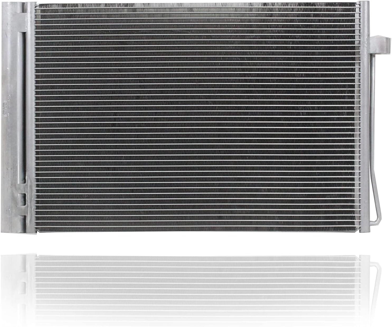 A/C Condenser - Pacific Best Inc. Compatible/Replacement for 3105 04-10 BMW 5-Series Sedan, 06-07 5-Series Wagon, 04-06 6-Series, 02-06 7-Series - With Dryer