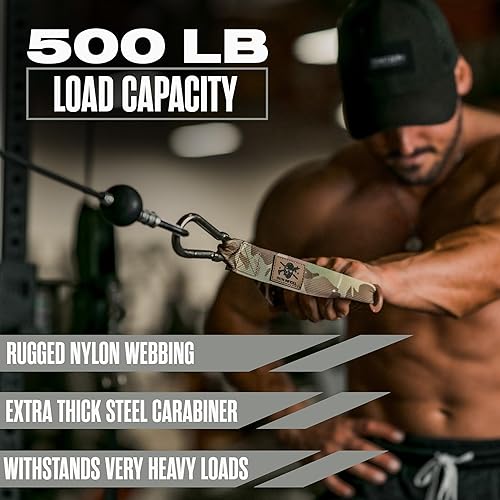 Miniatura 3 de Asas de banda de resistencia  Manijas de máquina de cable y anclaje de puerta para bandas de ejercicio, accesorio súper resistente para bandas de