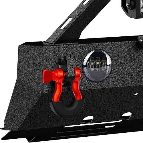 Miniatura 9 de Parachoques delantero de ancho completo compatible con Toyota Tundra Rock Crawler 2007 2008 2009 2010 2011 2012 2013 Toyota Tundra Rock Crawler