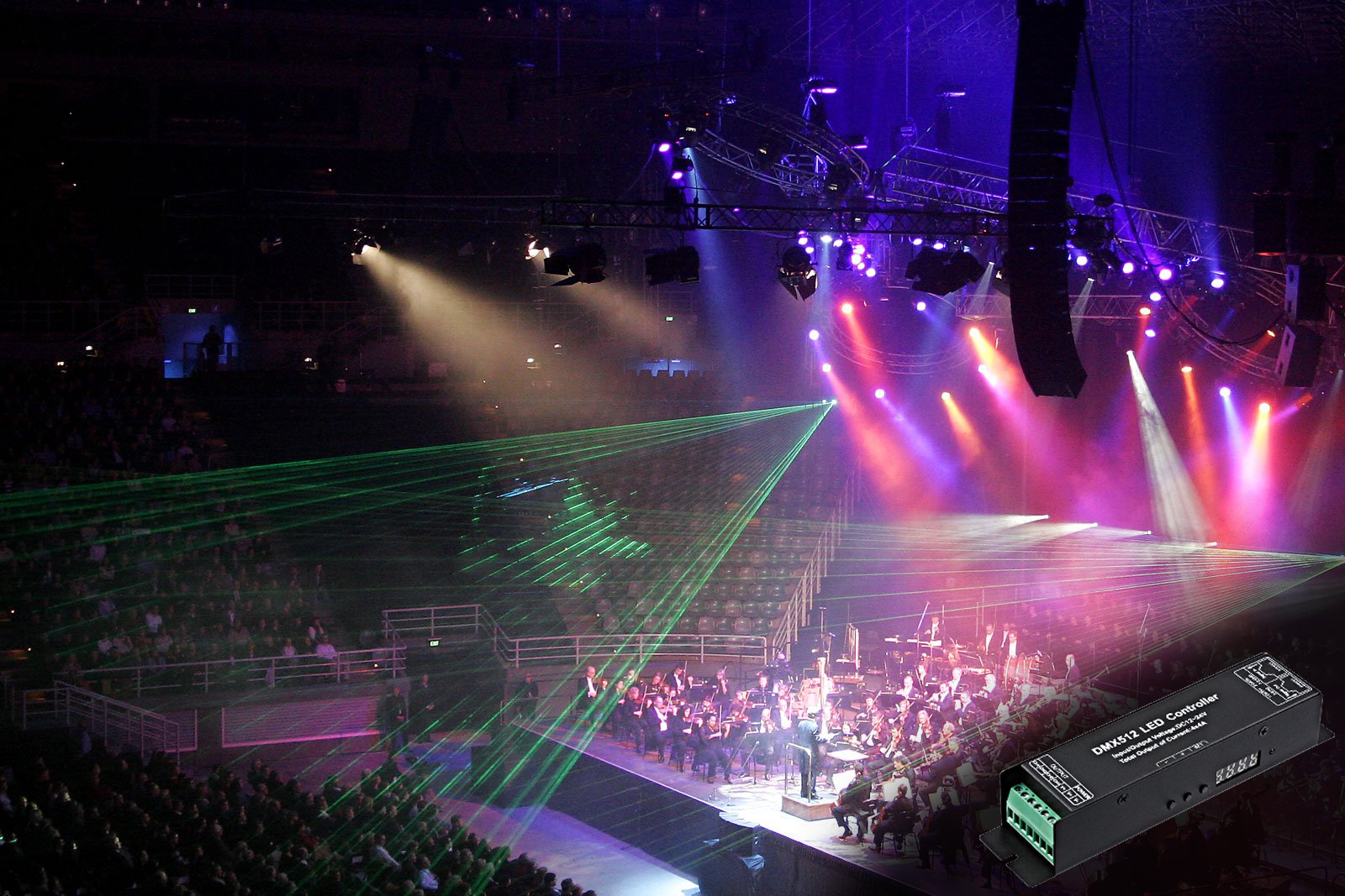 TORCHSTAR 4 Channel DMX Digital