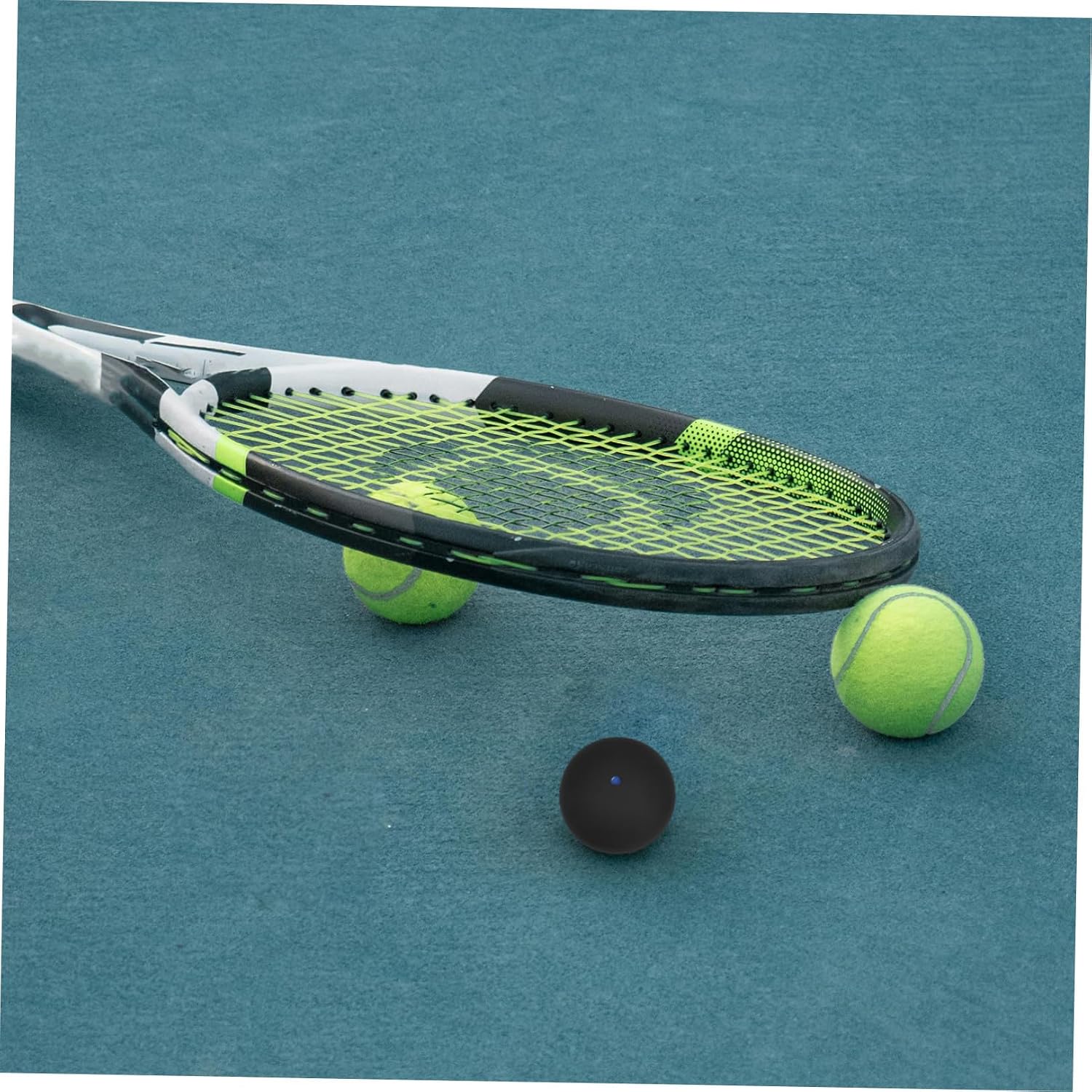 Single Dot Rubber Squash Balls High Elastic Training Ball for Beginner Competition Use Professional Squash Racket