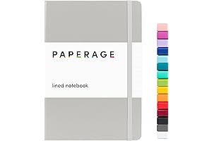 PAPERAGE Lined Journal Notebook 5.7 x 8 inches
