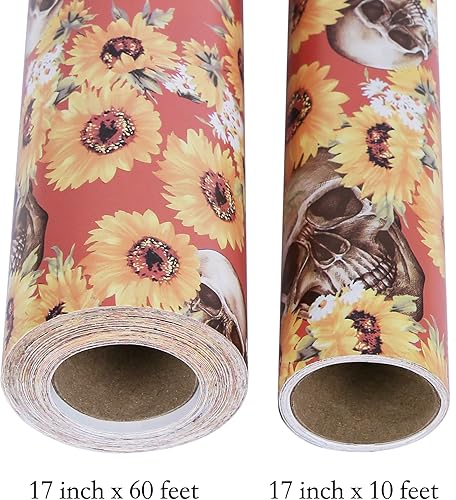 Vista 164 de Aimyoo Rollo de papel de estraza floral, papel de regalo de flores vintage para todas las ocasiones, para bodas, cumpleaños, despedidas de soltera