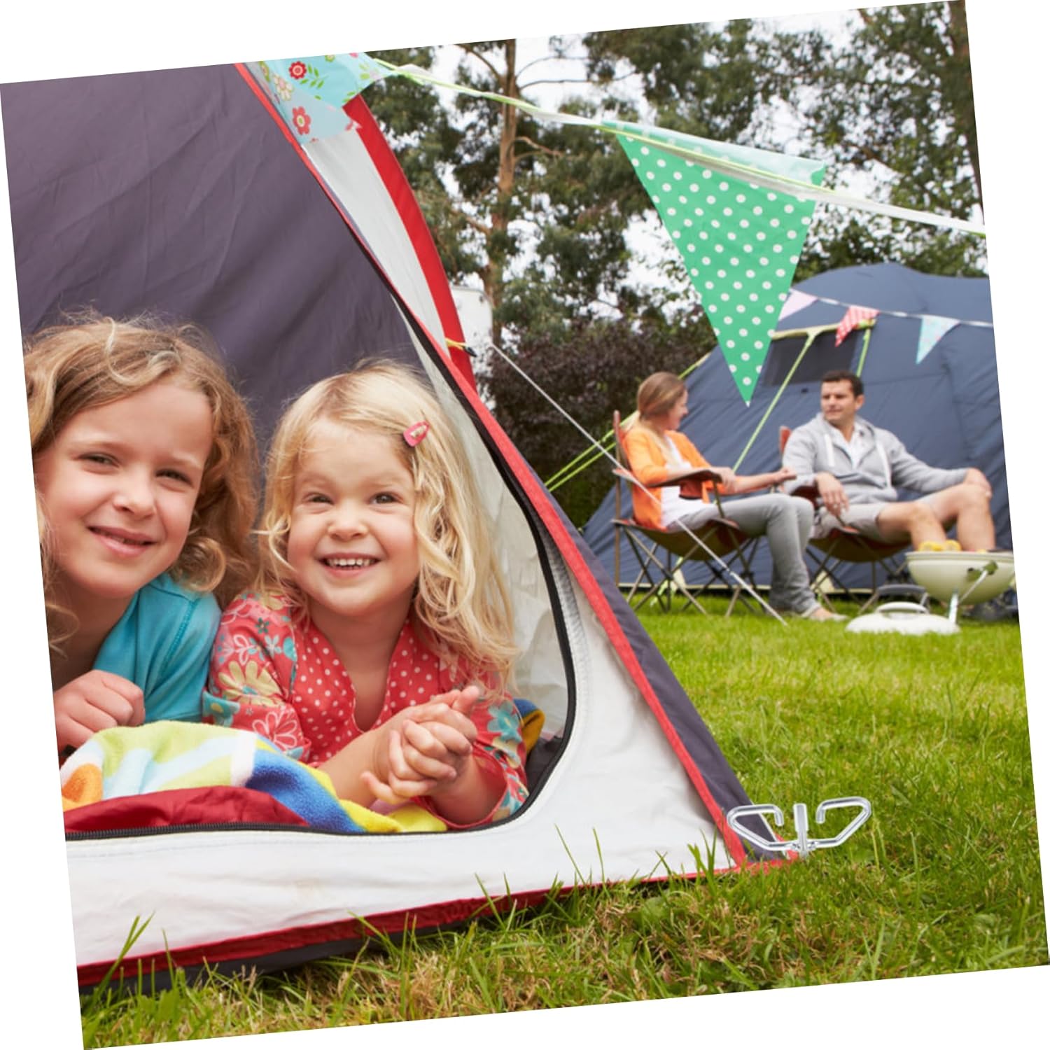 1set Fishing Ice Anchor Tool Electric Drill Adapters for Tent Anchoring Lightweight Portable Tent Stakes for Shelter Setup Essential Accessory