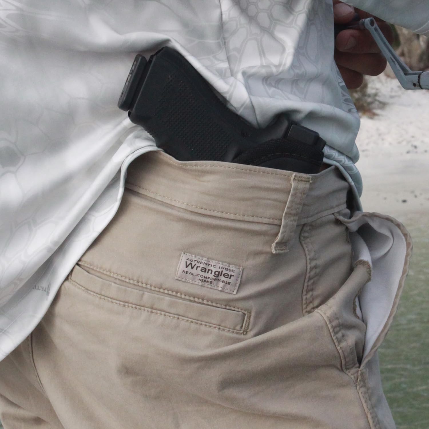 Sticky Holsters Concealment Holsters for Men and Women - LG-4 Large - Fits Large Revolvers, Kimber K6 3, and Similar up to 3" Barrel - Suitable for Left and Right-Hand Draw; IWB or Pocket Carry