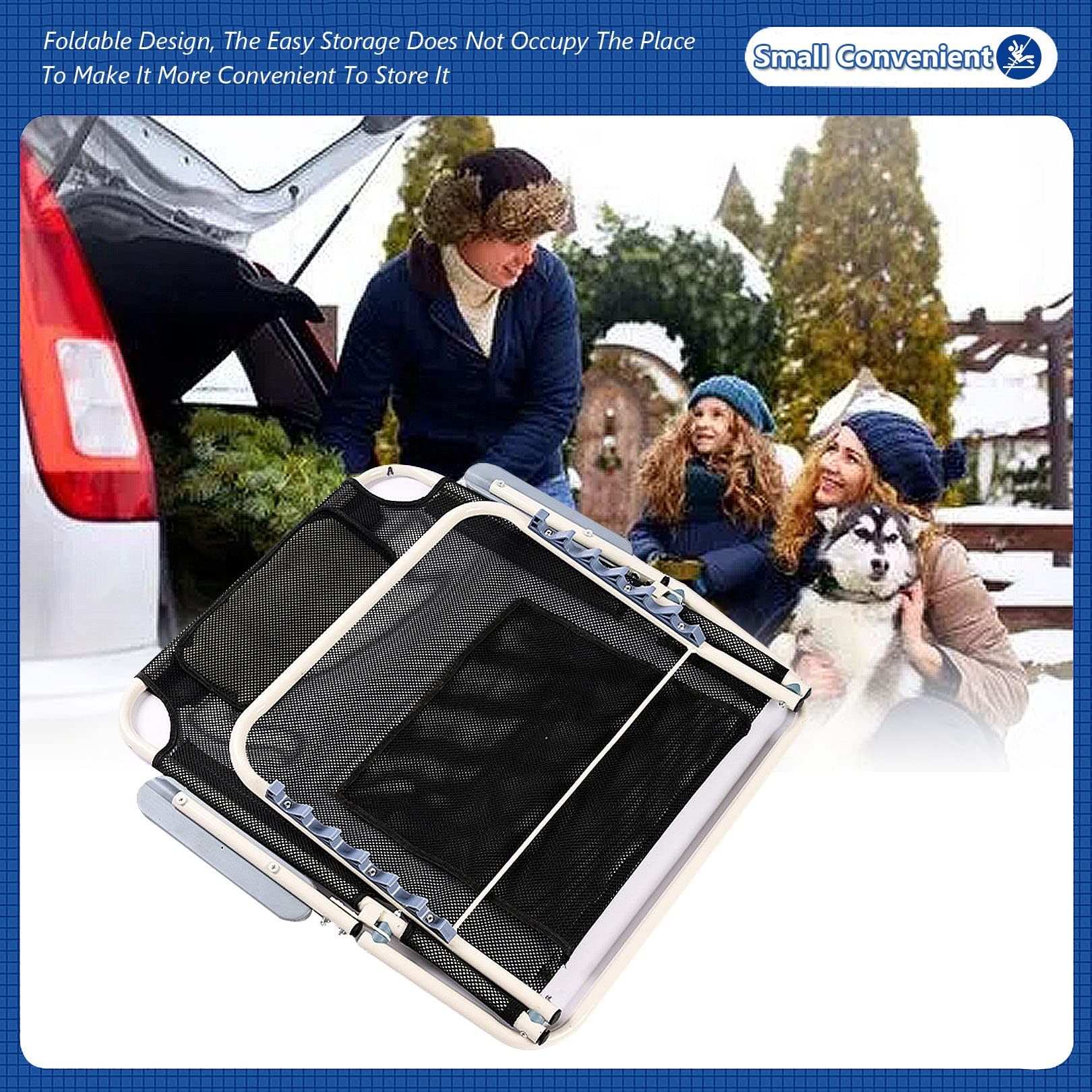 Adjustable Angle Back Rest to Support Sitting Up in Bed Mesh Breathable Fabric Bed Back Rest Bed Support Sit Up or Reclined Position, Includes Head Pillow, 6-Gears