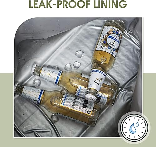 Vista 14 de Ceneda Large Cooler Bag 30/40 Can Insulated Soft Leakproof Tote Cooler Bag - Beach,Travel,Camping,Lunch for Women and Men