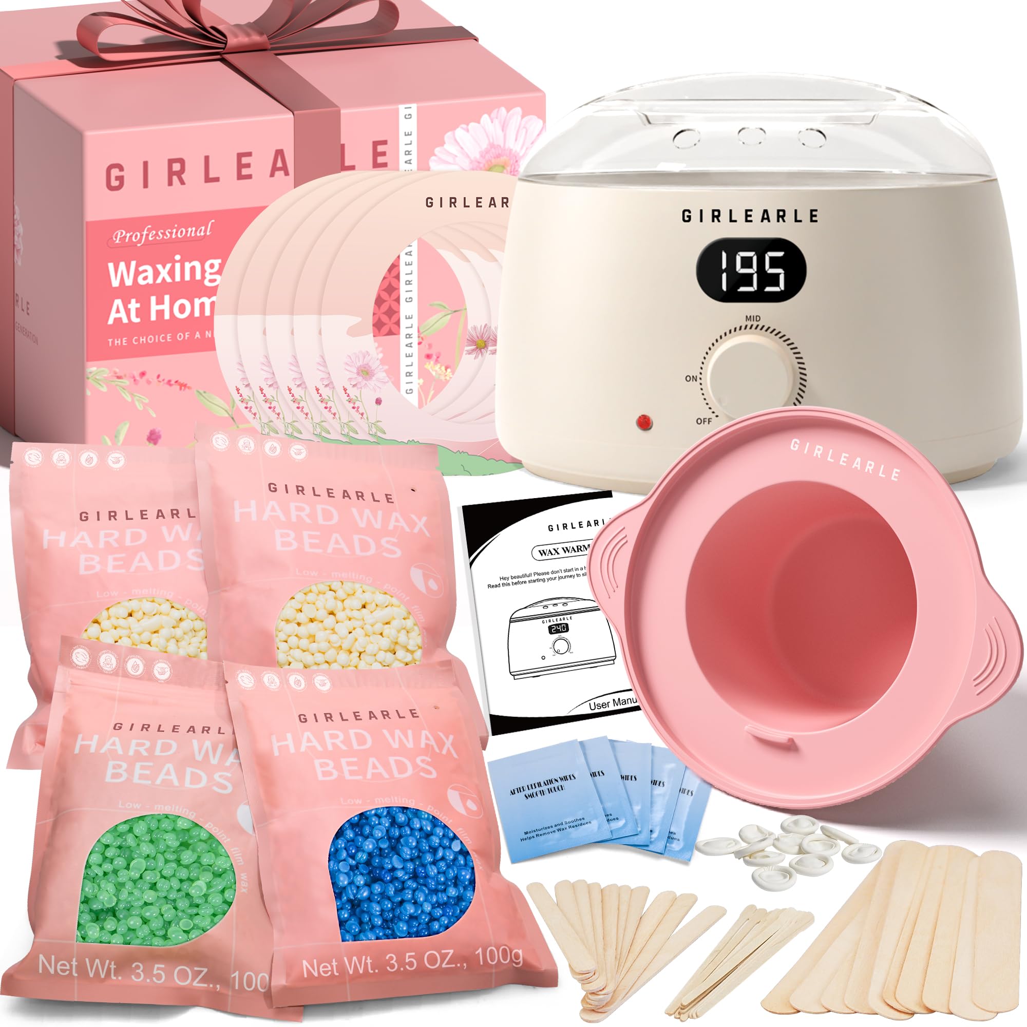 GIRLEARLE Waxing Kit