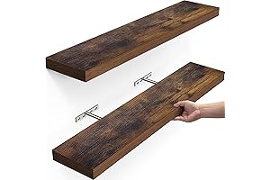 Rustic Wood Wall Shelves: Enhance Your Decor with BAYKA Floating Shelves