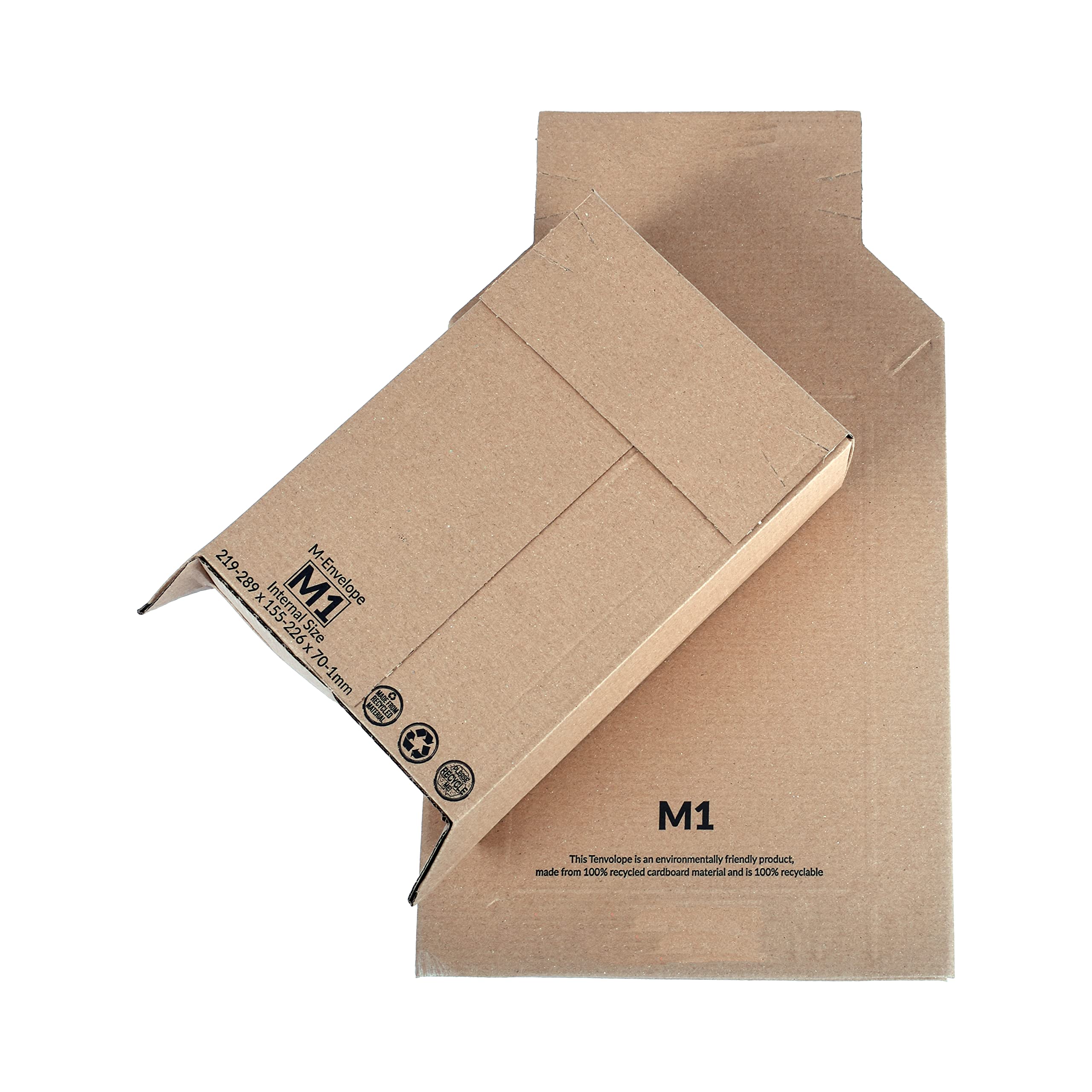 Adjustable Amazon Style eCommerce Packaging Expandable Envelope Boxes Use As Expandable Cardboard Rigid Envelope Postal Box Mailer Mailing Bag M1 (Boxed Size: 219 x 155 x 70mm) 10-1000Pcs HTUK (50)