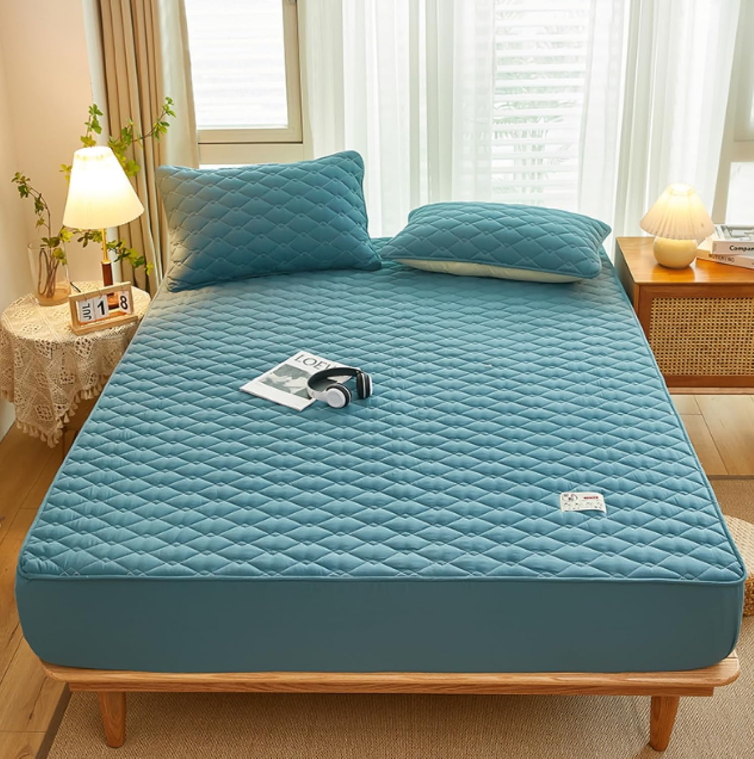 DUNBRI Hotel Quality Mattress,Thickened Quilted Bedspread