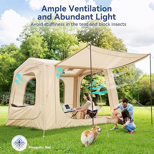 Miniatura 4 de Tienda de campaña SUV para acampar, tienda de campaña impermeable para camiones con lluvia