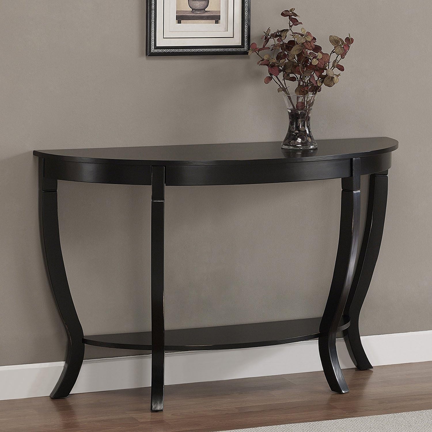 Metro Shop Lewis Distressed Black Sofa Table--