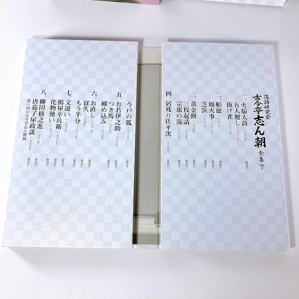Amazon.co.jp: 落語研究会 古今亭志ん朝 全集 下 [DVD] : 古今亭