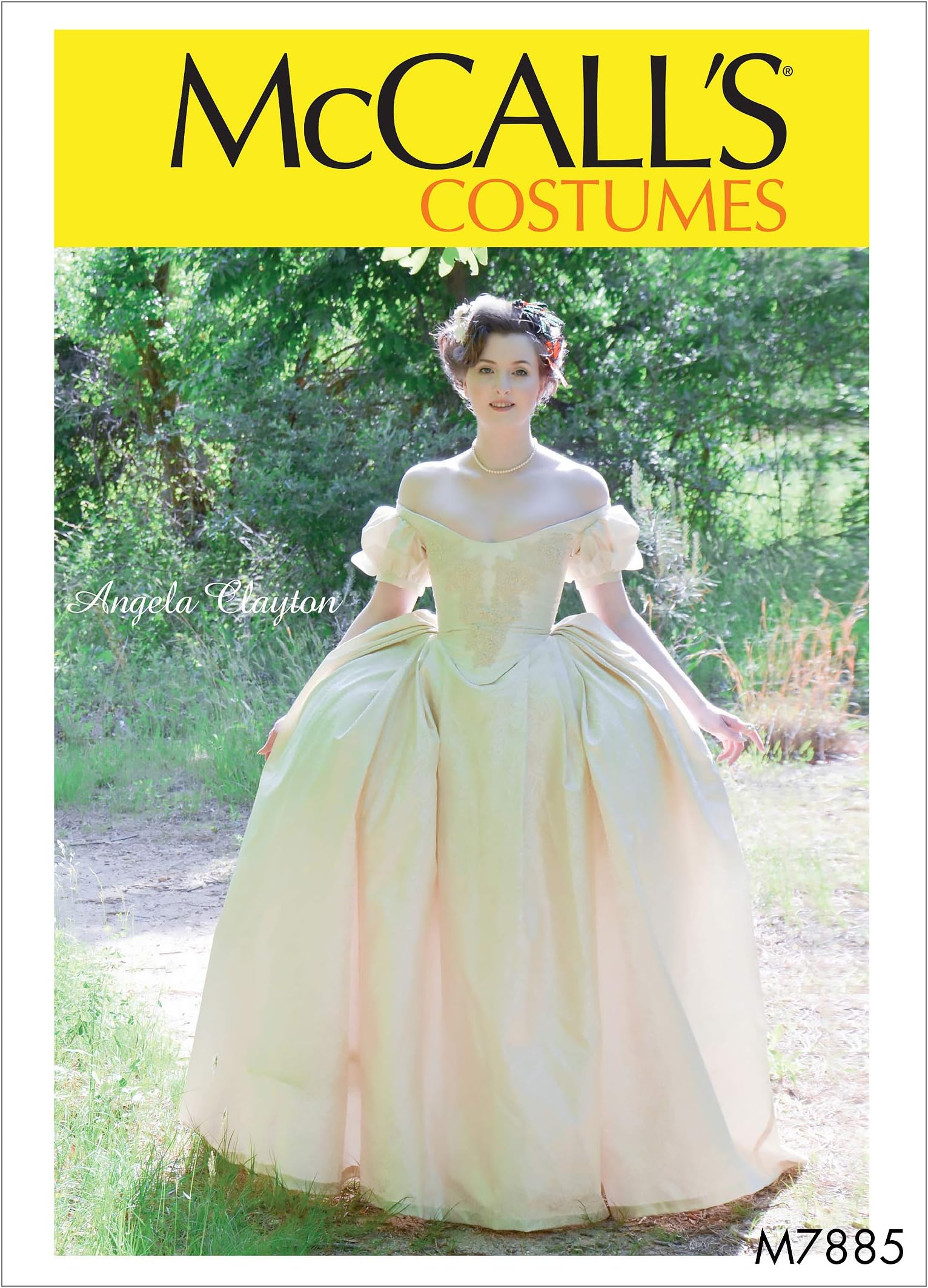 McCall's Women's Victorian Ball Dress Costume Angela Clayton, Sizes 6-14 Sewing Pattern