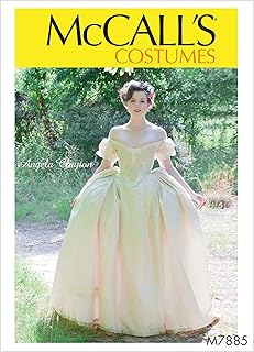 McCall's Women's Victorian Ball Dress Costume Angela Clayton, Sizes 6-14 Sewing Pattern