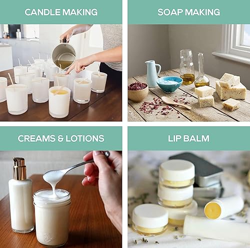 Miniatura 4 de Pellets de cera de Candelilla de 3 libras. Cera vegana natural de grado alimenticio 100% pura al por mayor para hacer bálsamo labial DYI, jabón y