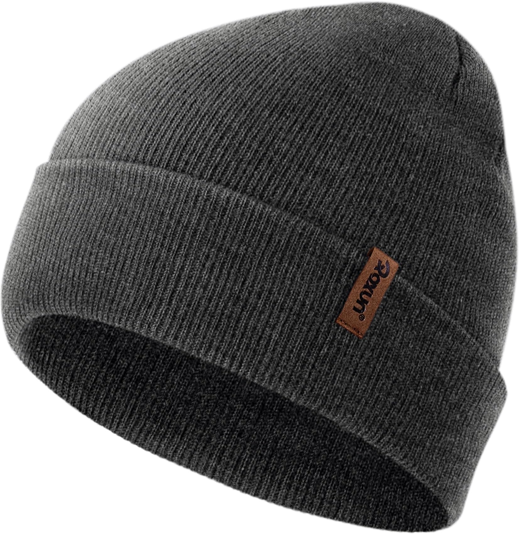 – Mens Winter Hat Kint Cuffed Beanie for Women Soft Warm Unisex Windproof Skull Cap