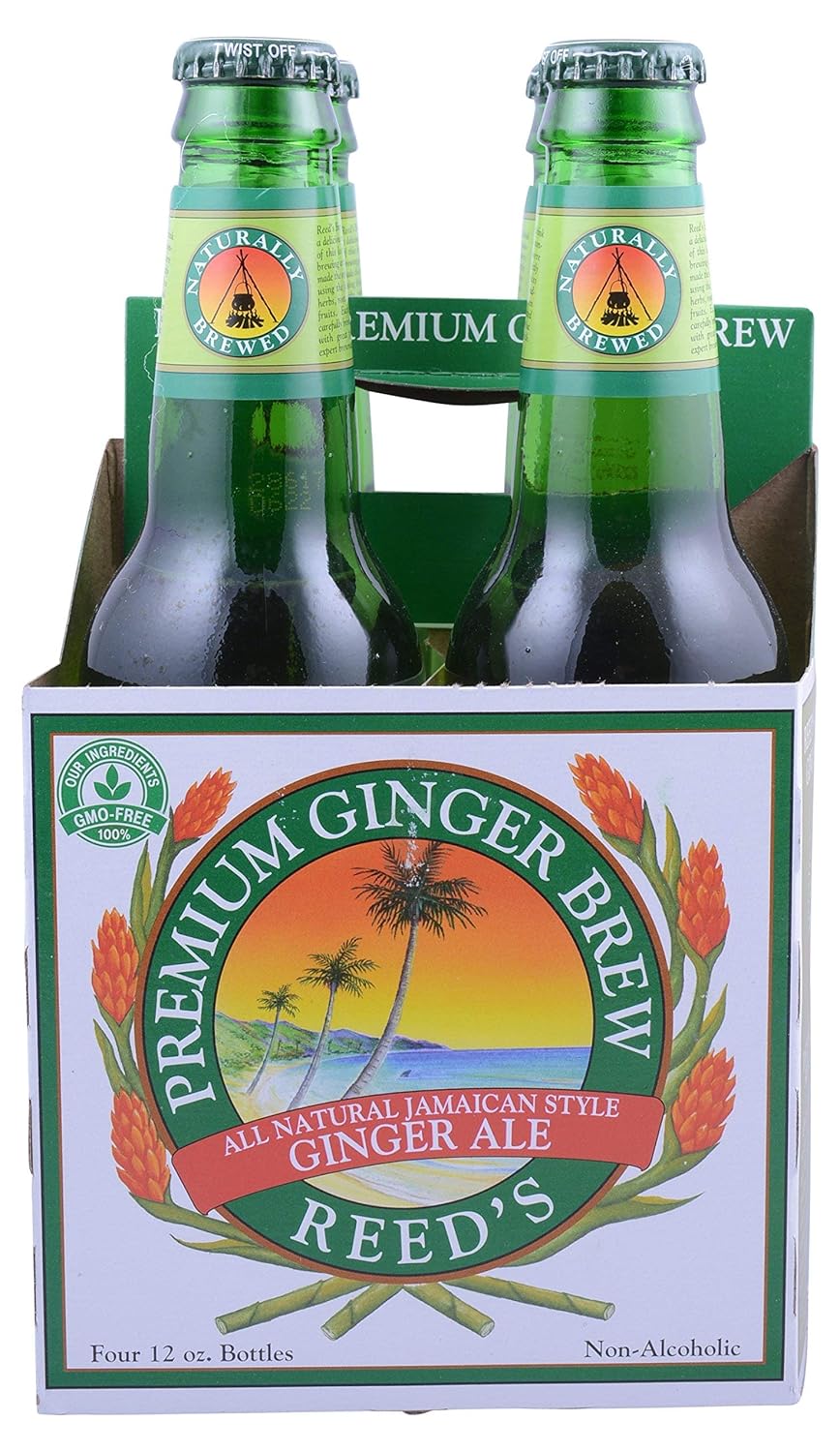 Reed's Premium Ginger Brew 24 Pack Soda Soft Drinks