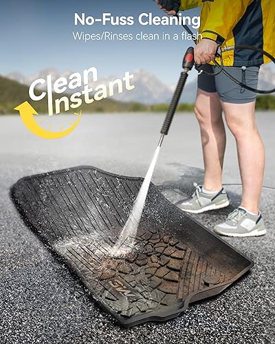 Miniatura 3 de 3W Alfombrillas de piso y forro de carga para Jeep Wrangler JL 2018-2024 2025 Unlimited de 4 puertas Sahara Willys Rubicon sin subwoofer (no JK o