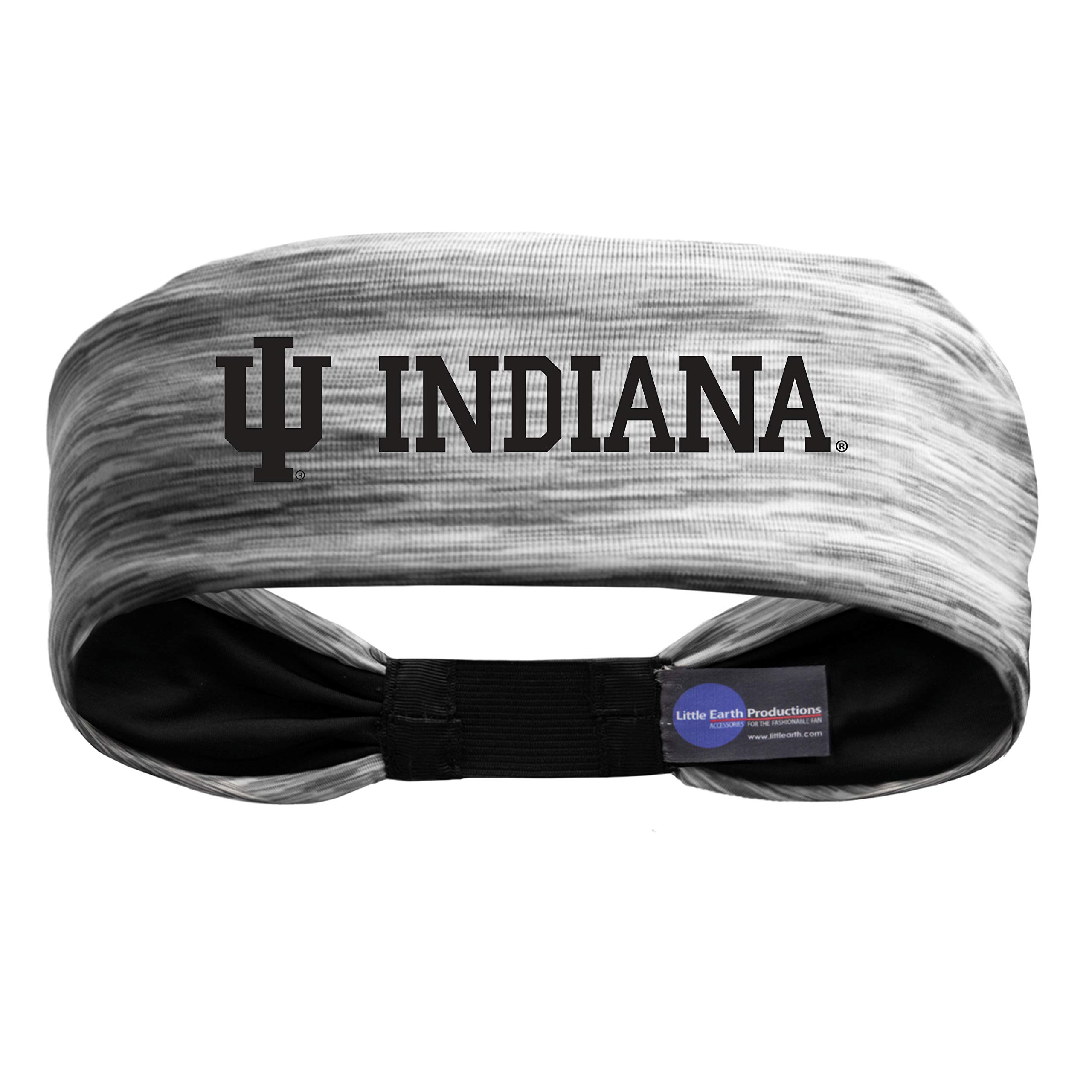 Littlearth Unisex-Adult NCAA Indiana Hoosiers Tigerspace Headband, Grey, One Size