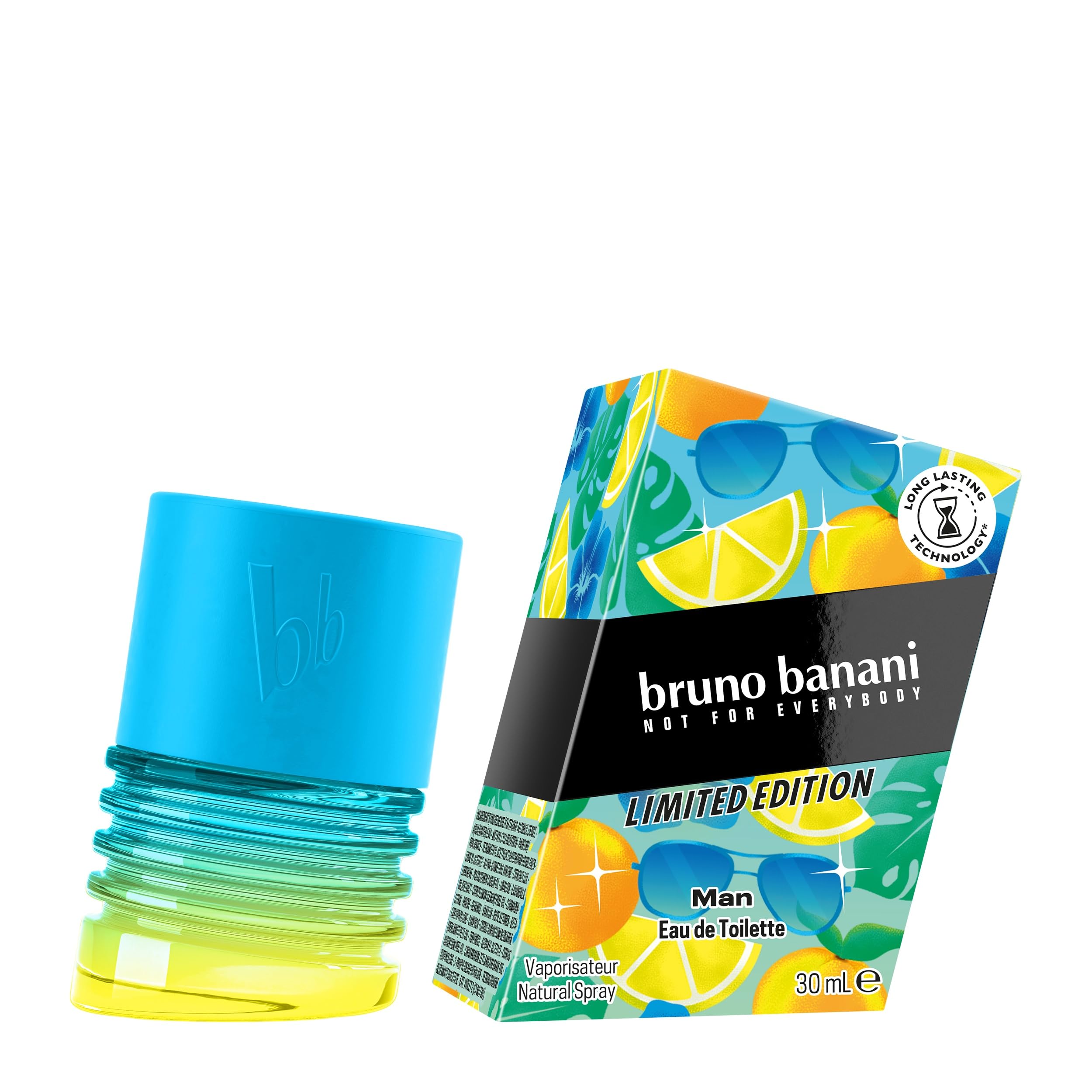bruno banani Man Summer Limited Edition męska woda toaletowa o owocowym zapachu fougère, 30 ml