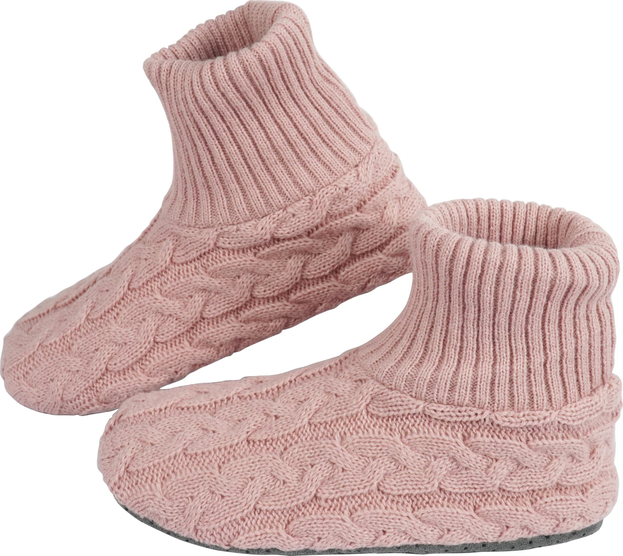 BenSorts Fuzzy Slipper Socks for Women Non Slip House Socks with Grips