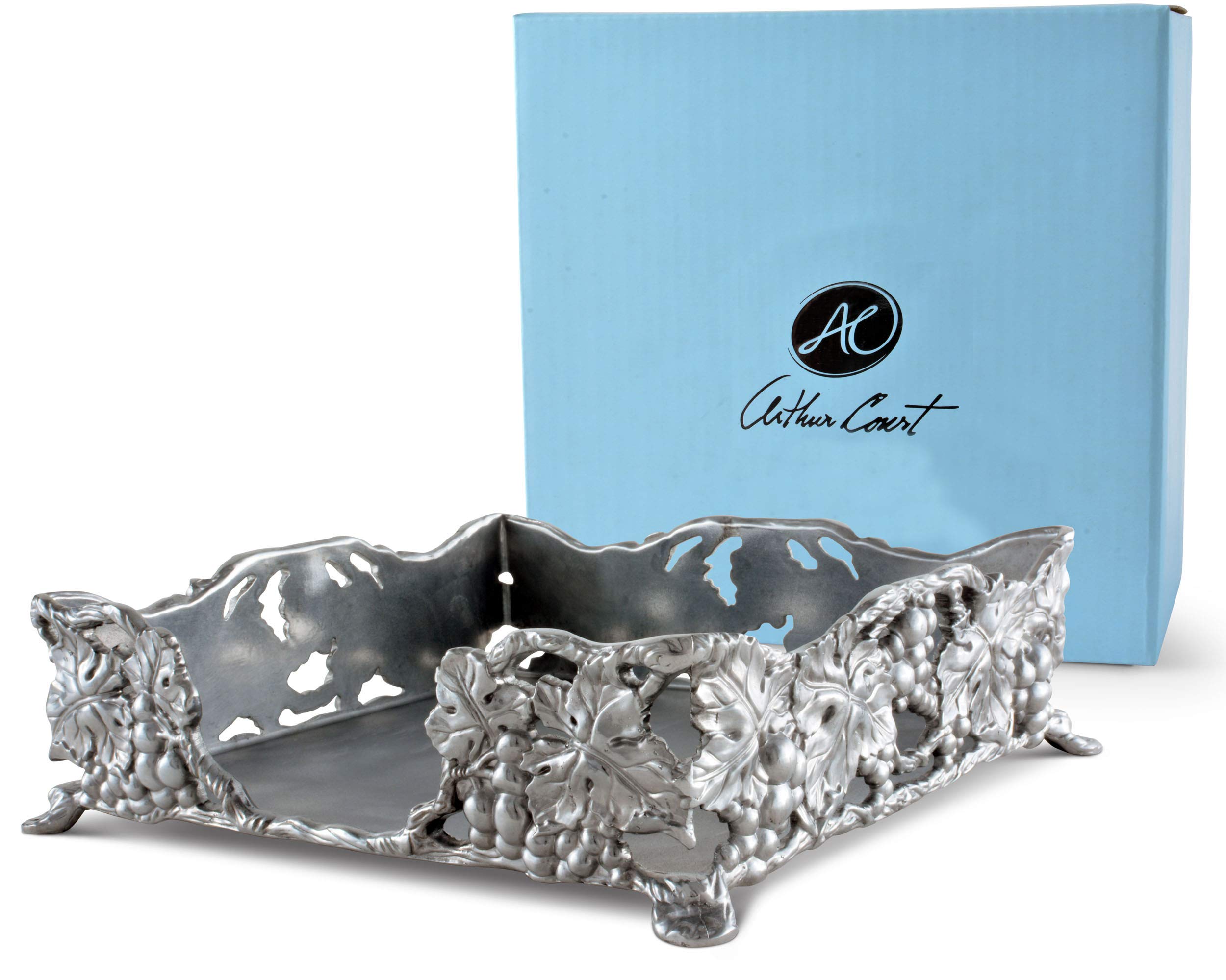 Arthur CourtDesigns Grape Luncheon Napkin Box