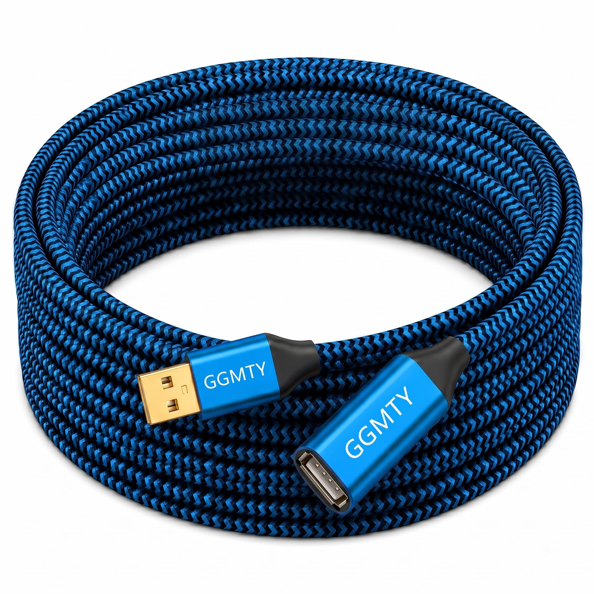 Câble d'extension USB 2.0 actif 10 m, USB-A mâle vers femelle