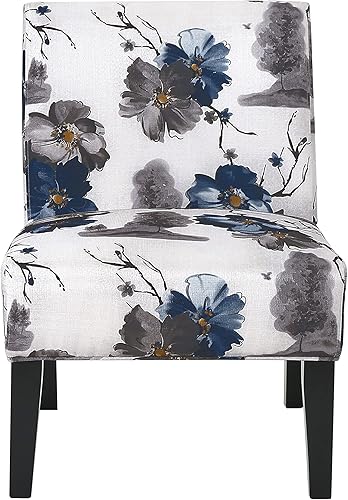 Miniatura 9 de Christopher Knight Home Kendal - Juego de 2 sillas tapizadas de tela, diseño floral, moderna, sin brazos, para sala de estar, cómoda silla tipo