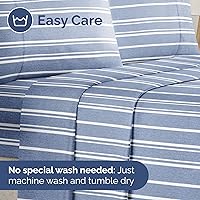 Vista 324 de Sábana encimera de bolsillo profundo, más suave que el algodón egipcio, 1 sábana encimera para colchón tamaño Queen