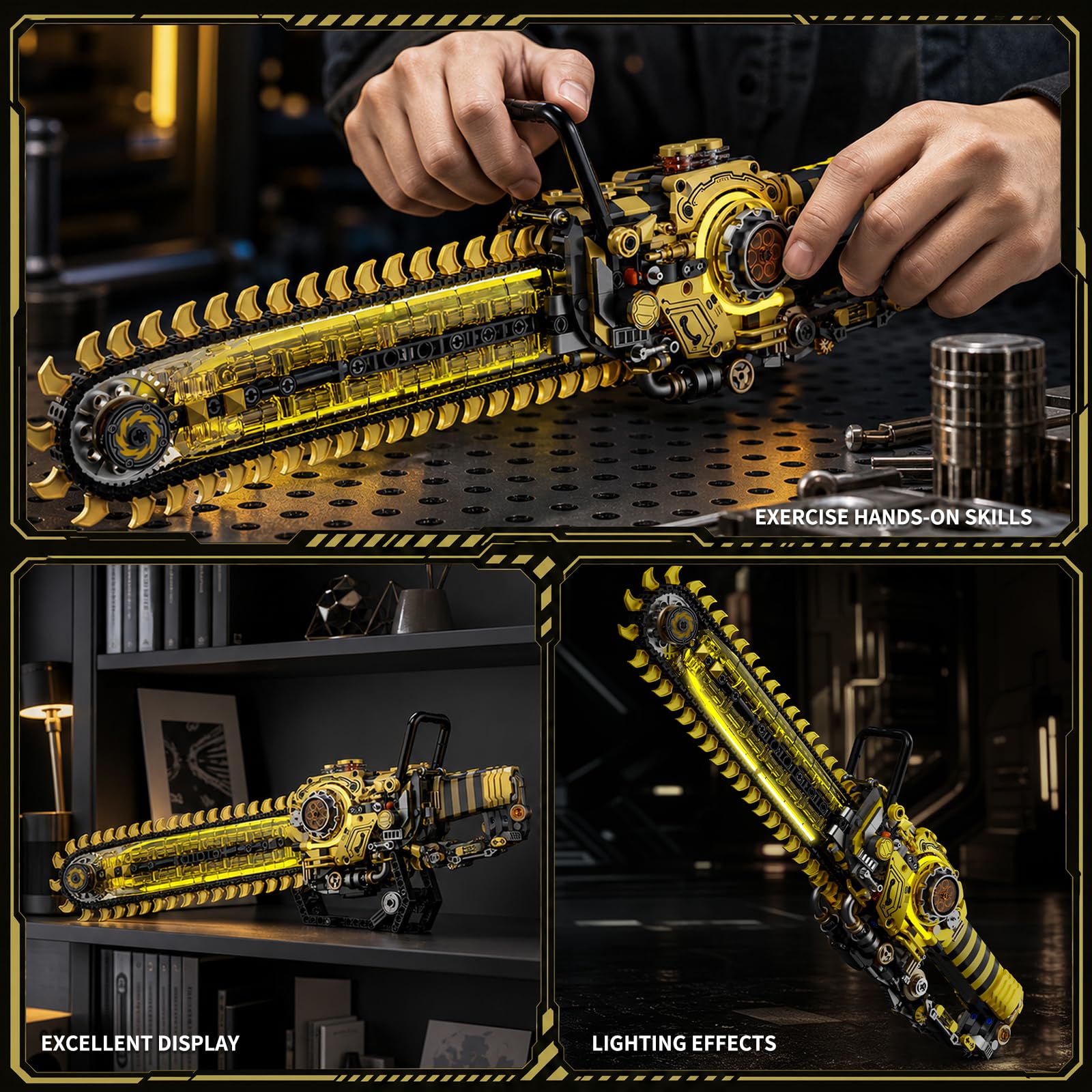 Mechanical Chainsaw Building Set - Adult Model -5