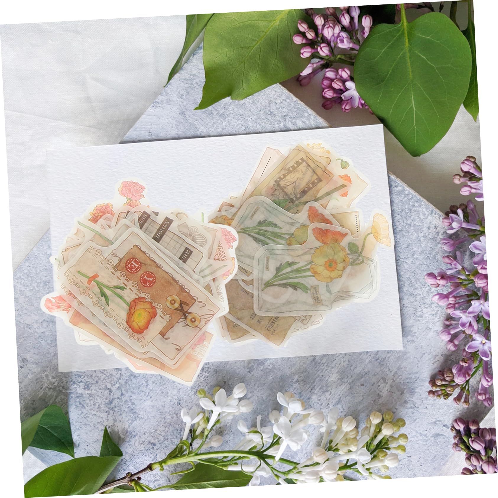 EXCEART 20sets Adesivi Creativi per Diario Decorazioni per Scrapbooking Stile Casual Adesivi Artistici per Album e Progetti Fai da Te