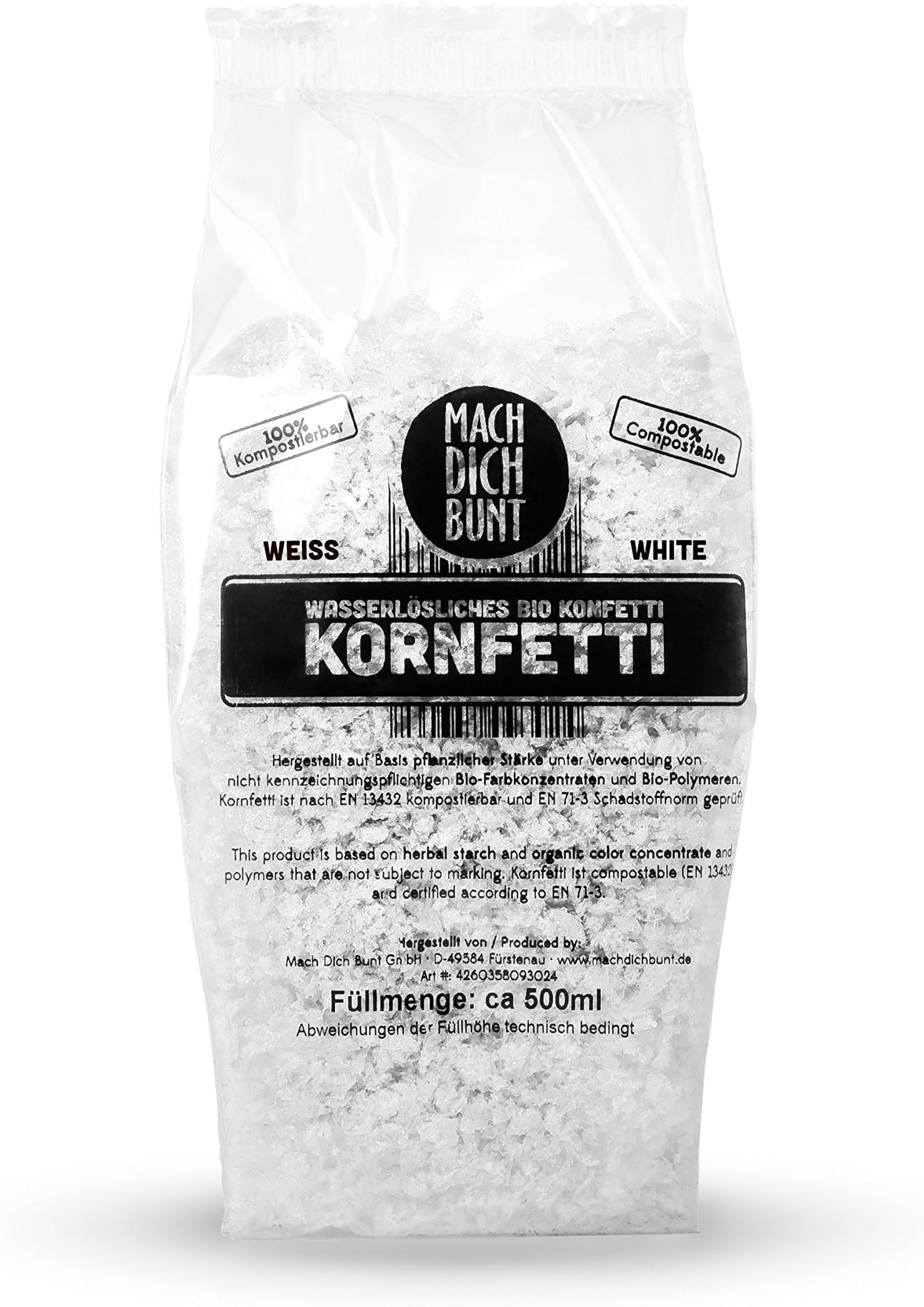 Cornfetti - Bio Confetti white