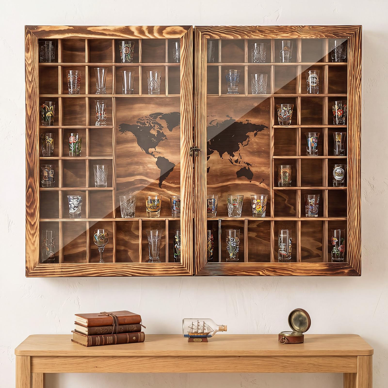Photo 1 of Geetery World Map Shot Glass Display Case