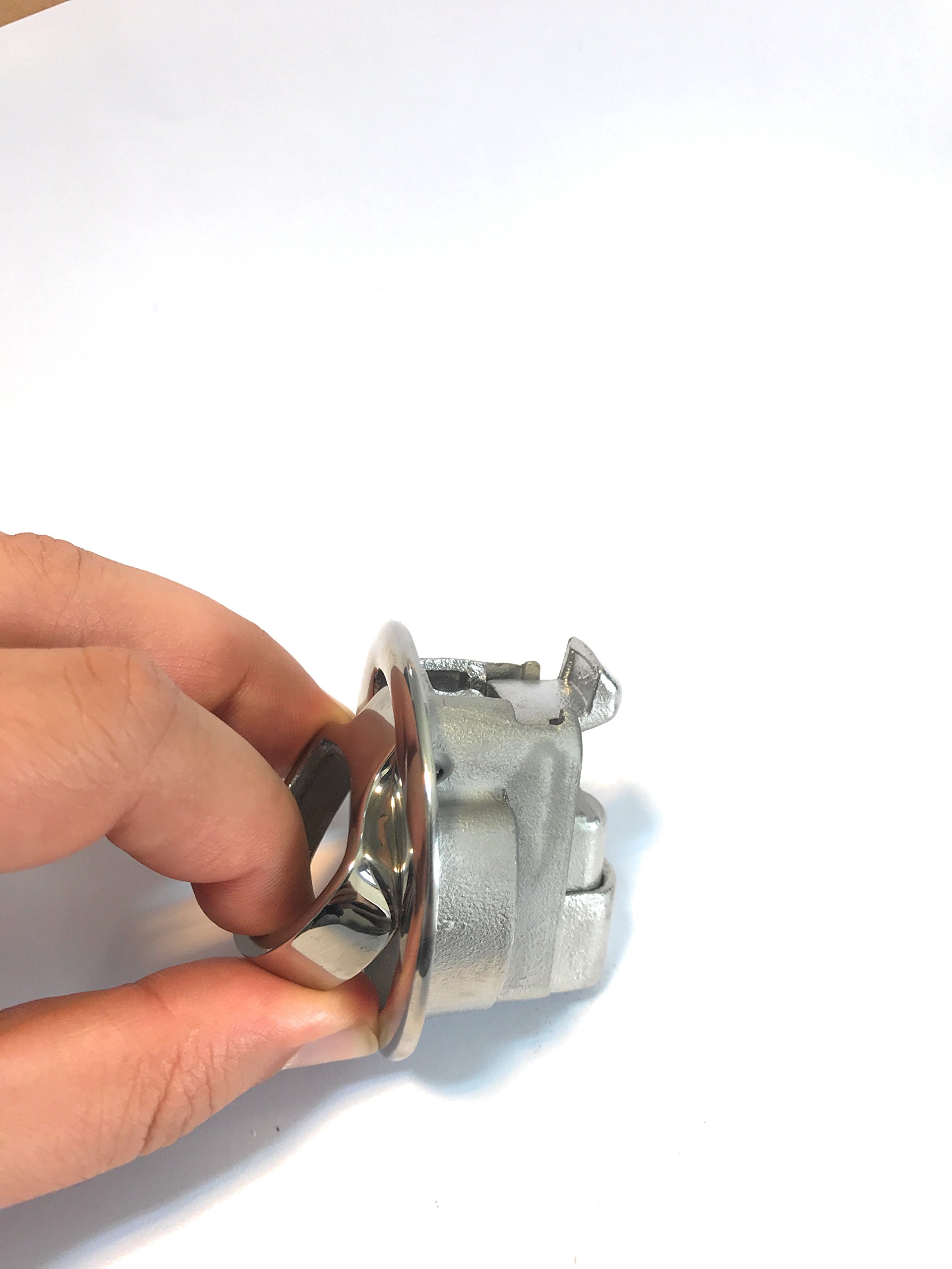 AMT Slam Latch Flush Door Pull Latch Marine Stainless Steel NonLocking