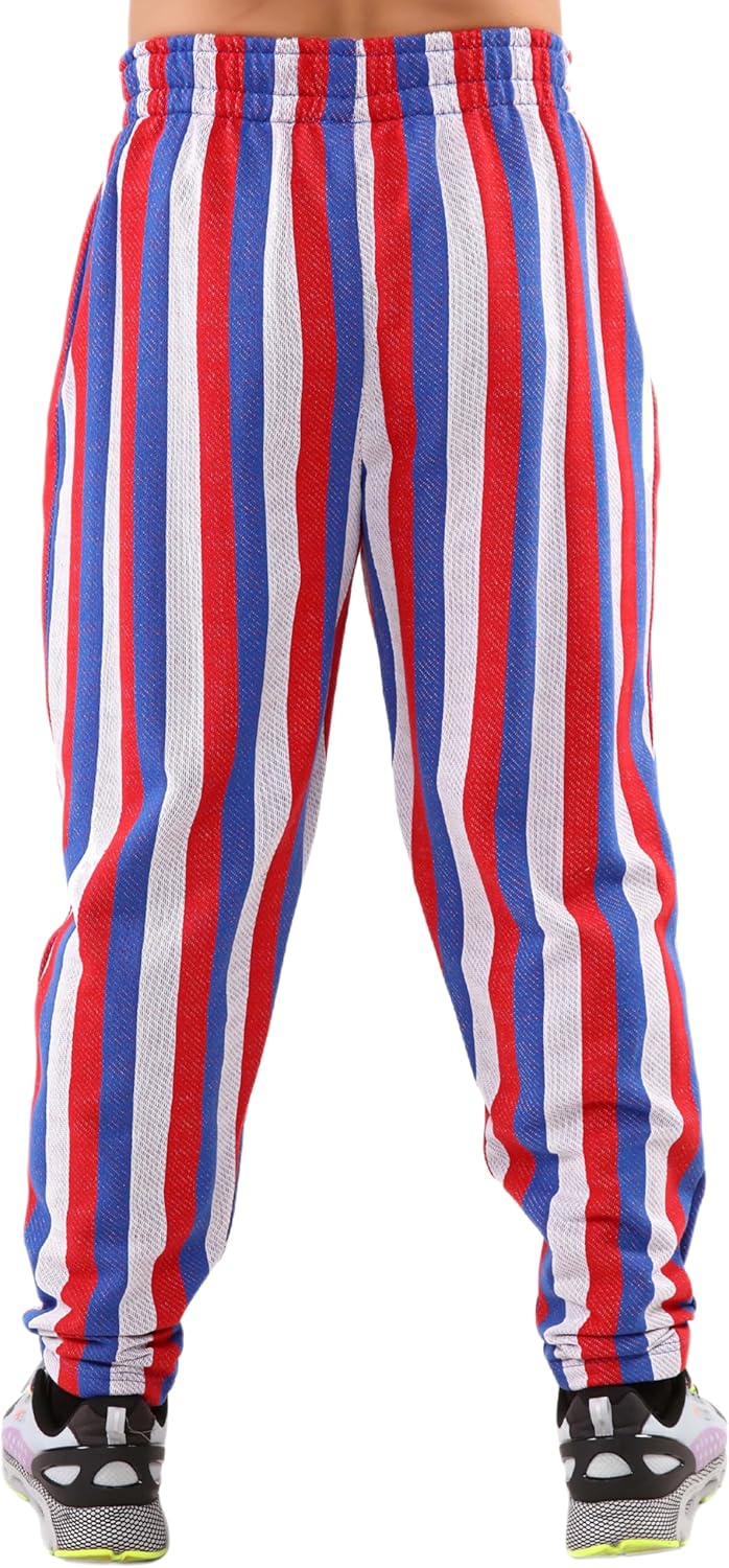 Men's Loose Fit Cotton Sweatpants with Pockets, Gym Lifestyle Pants