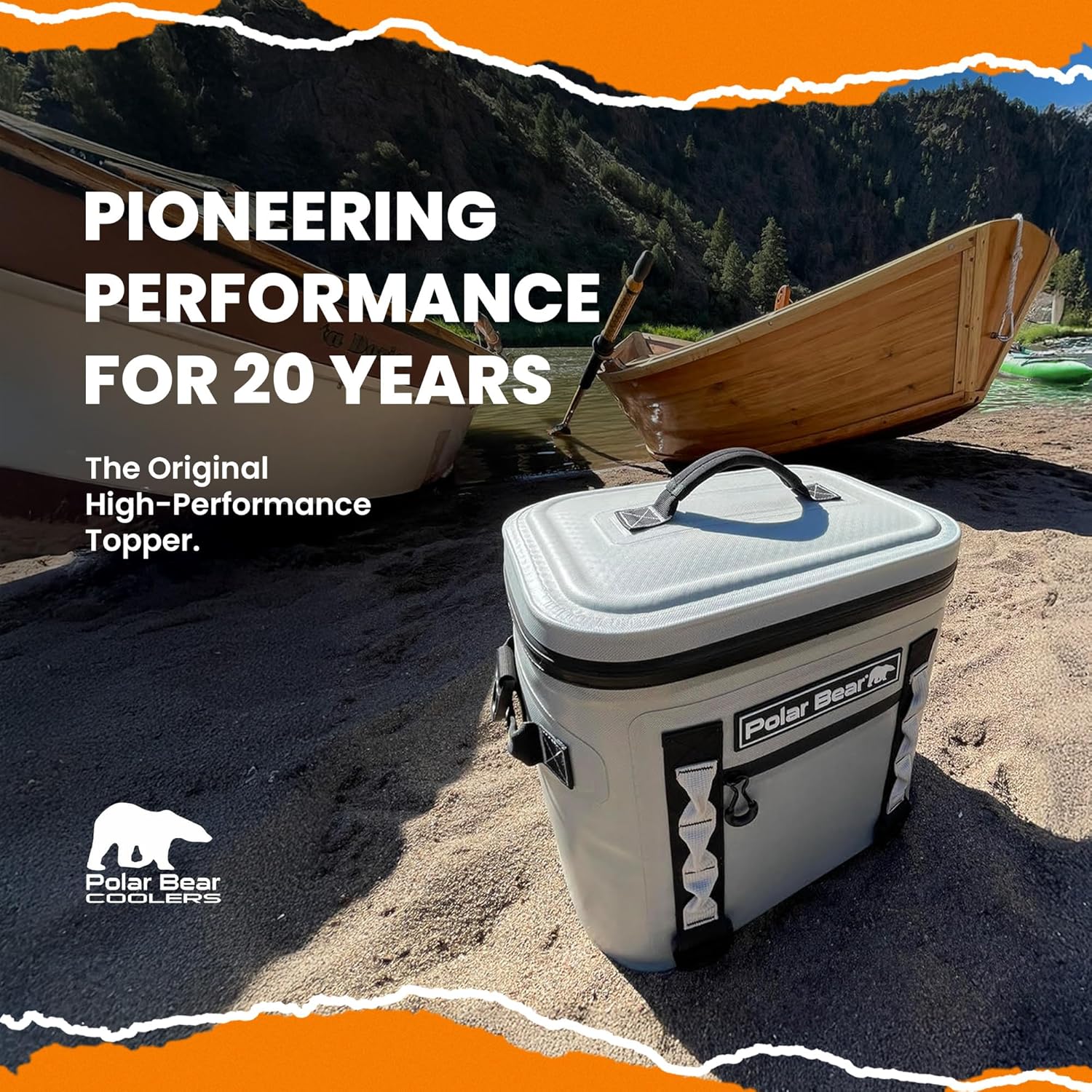 Polar Bear Coolers - Soft Topper Cooler Bag - Insulated Leak Proof Thermal Bag for Travel, Beach, or Camping - Heavy Duty & Portable - Made Waterproof - Keeps Ice up to 48 hrs - Image 6