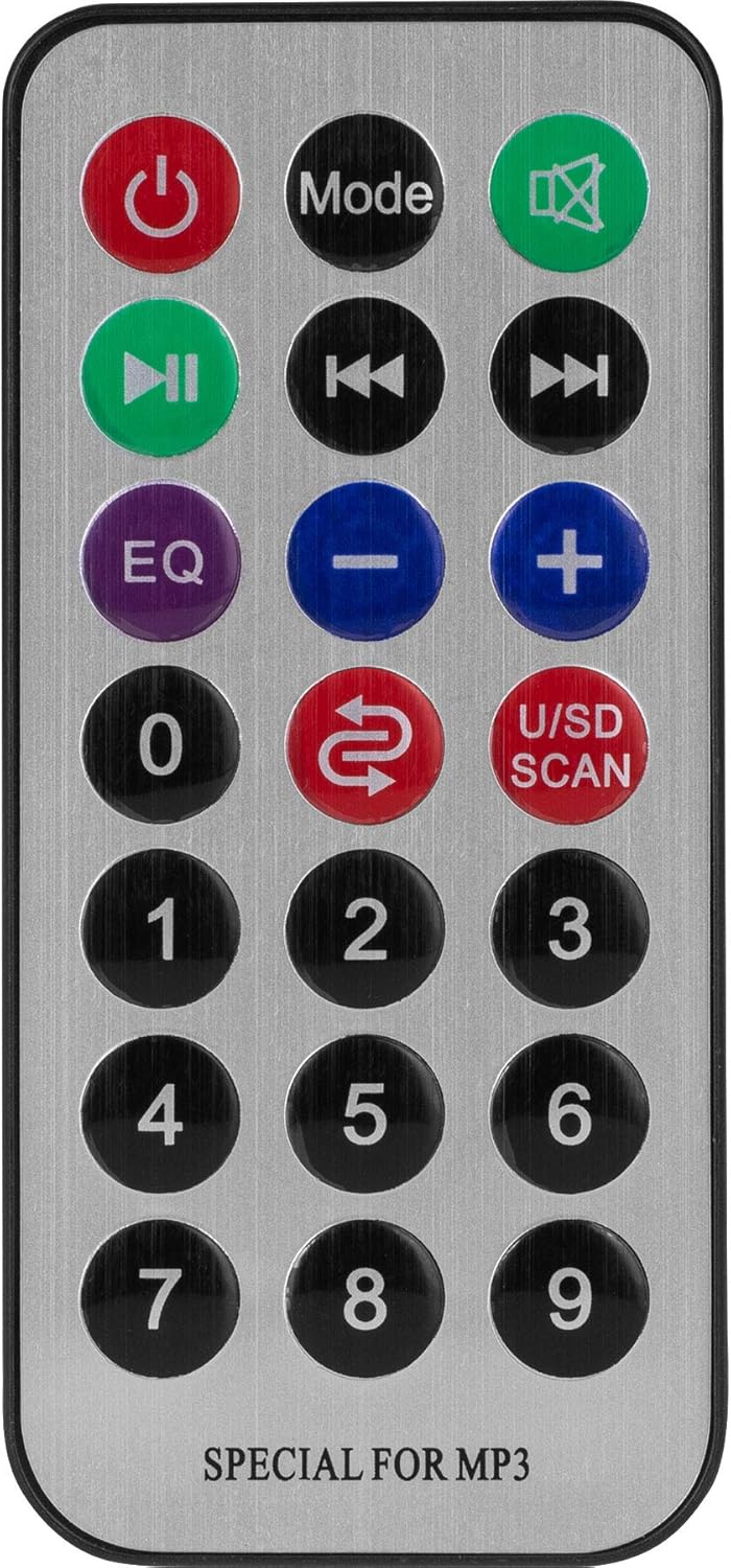 Pyle 6-Channel Bluetooth Audio Marine Amplifier - 600 Watt Power Compact Weather Resistant Audio Amp Wireless Receiver System W/ MP3, USB, SD Reader, Volume Bass Treble Control, LCD Digital Screen : Electronics