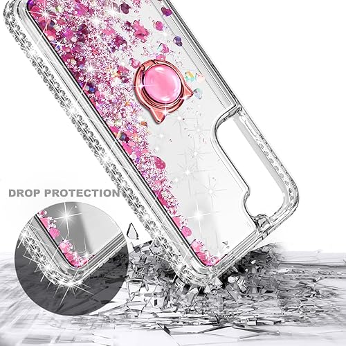 Miniatura 197 de NGB Supremacy Funda compatible con Samsung Galaxy S22 Plus (5G de 6.6 pulgadas) con protector de pantalla (cobertura máxima, TPU flexible), soporte