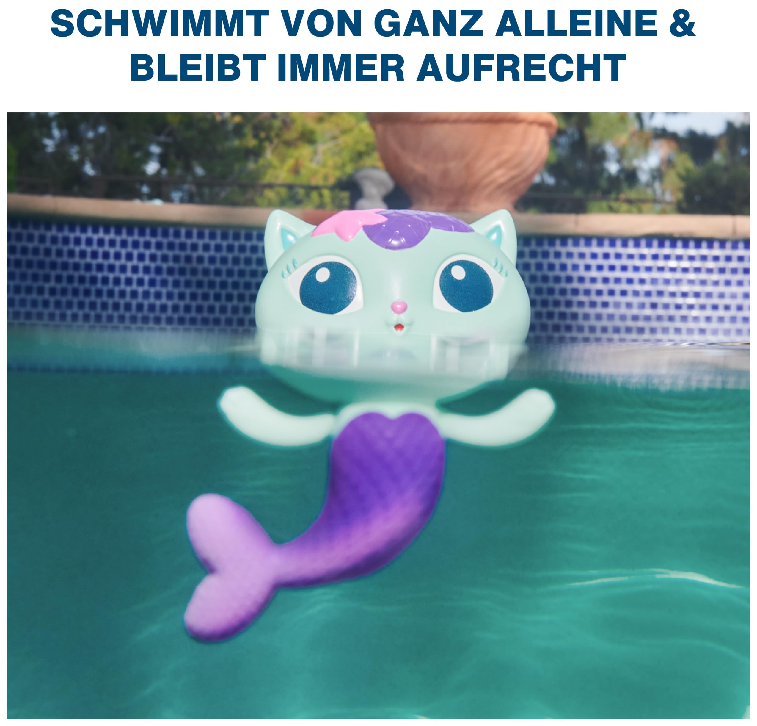 Swimways Gabby's Dollhouse - Mermaid Cat Floating Toy - Water Toys