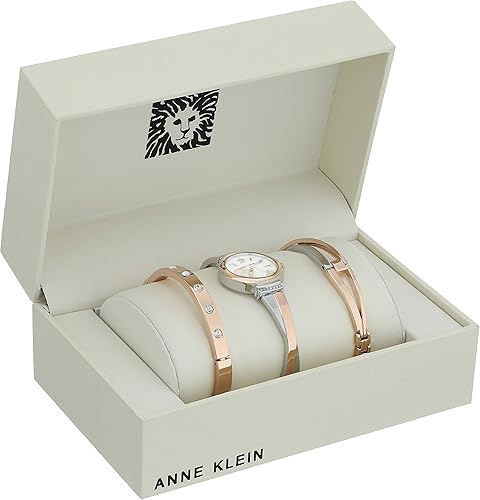 Miniatura 2 de Anne Klein AK2245 - Juego de relojes de pulsera acentuados con cristal de alta calidad para mujer AK2245
