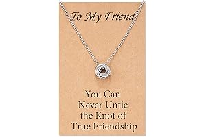 Best Friend Eternity Knot Necklace: A Timeless Bond for Friends Forever