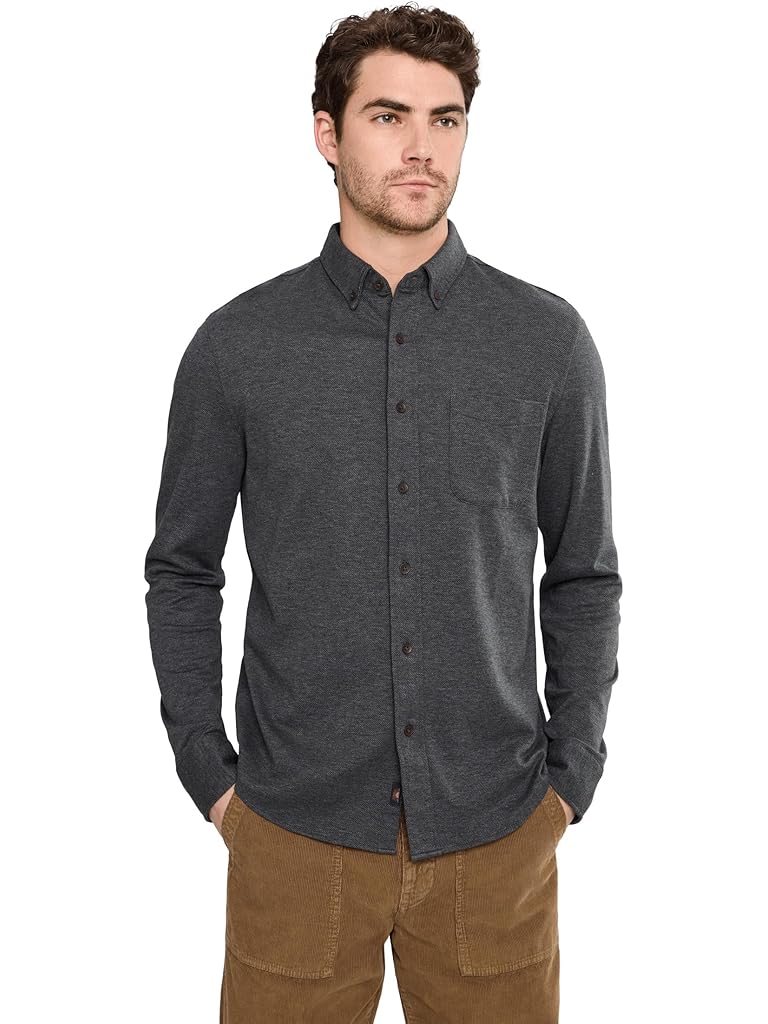 Black Faherty Coastline Knit Shirt