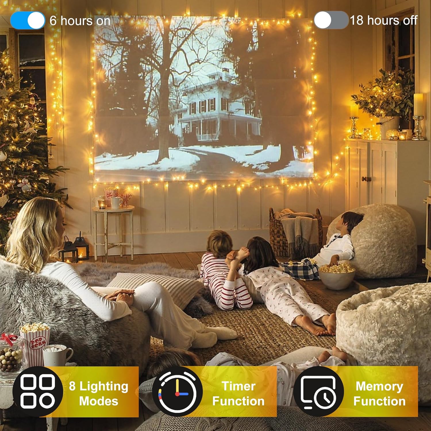Illuminate Your Holidays: A Review of the 300LED 100FT Christmas String Lights