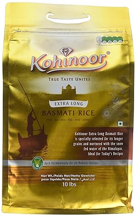 Kohinoor Gold Basmati Rice 10 Lbs