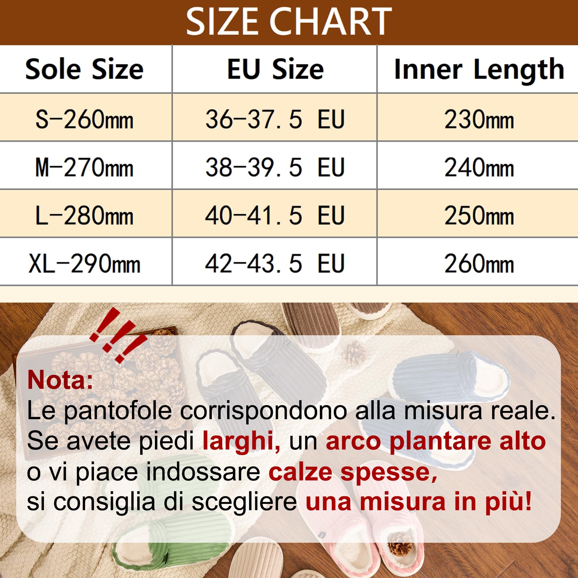 Donpapa Pantofole Donna Uomo Ciabatte Invernali Peluche Casa Comode Schiuma Scarpe Memoria Morbida Antiscivolo Inverno Cotone Slippers