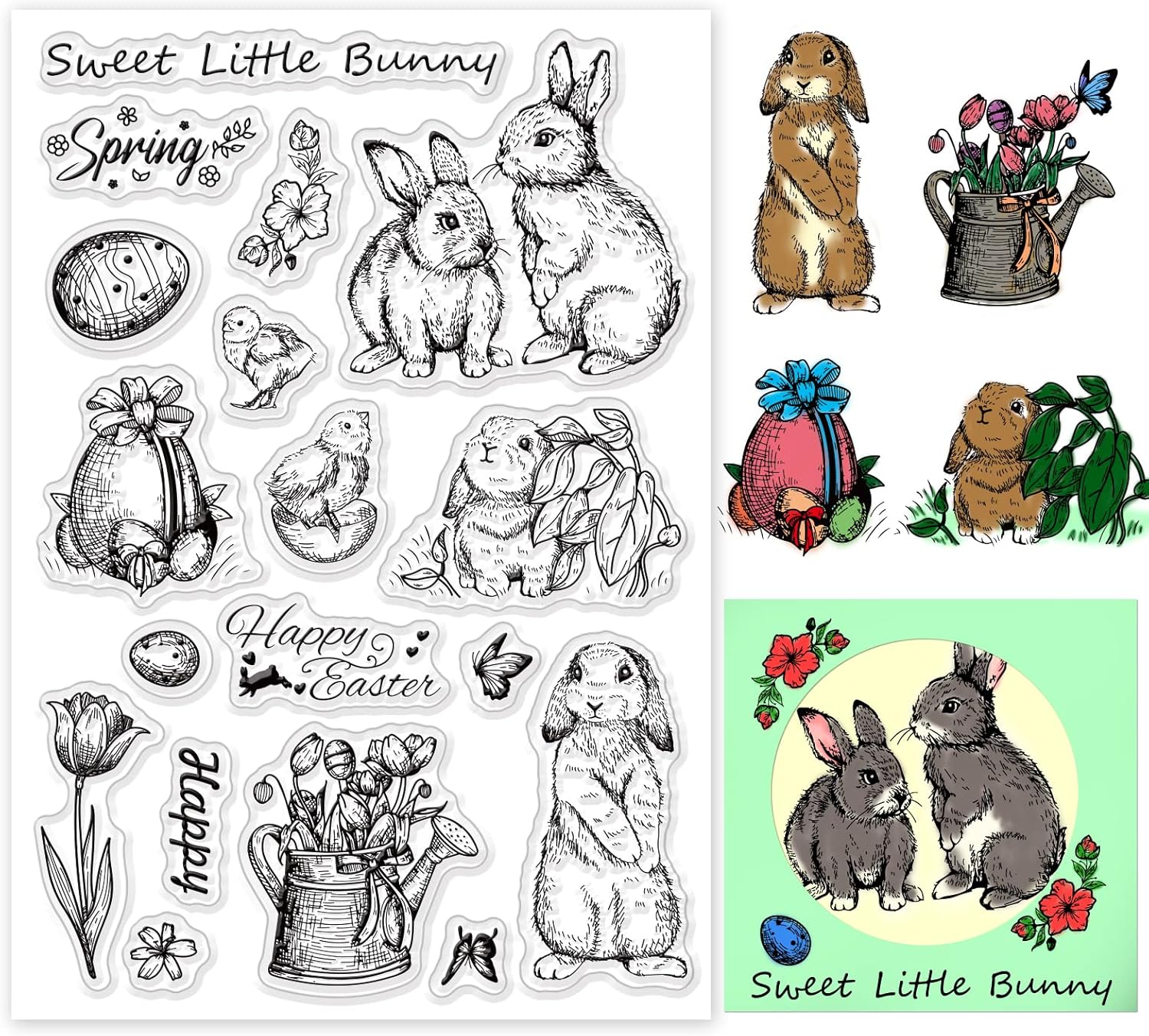 PH PandaHall Hortensien Stempel - Transparente Klarsichtstempel Für Karten & Scrapbooking - DIY Bastelprojekte