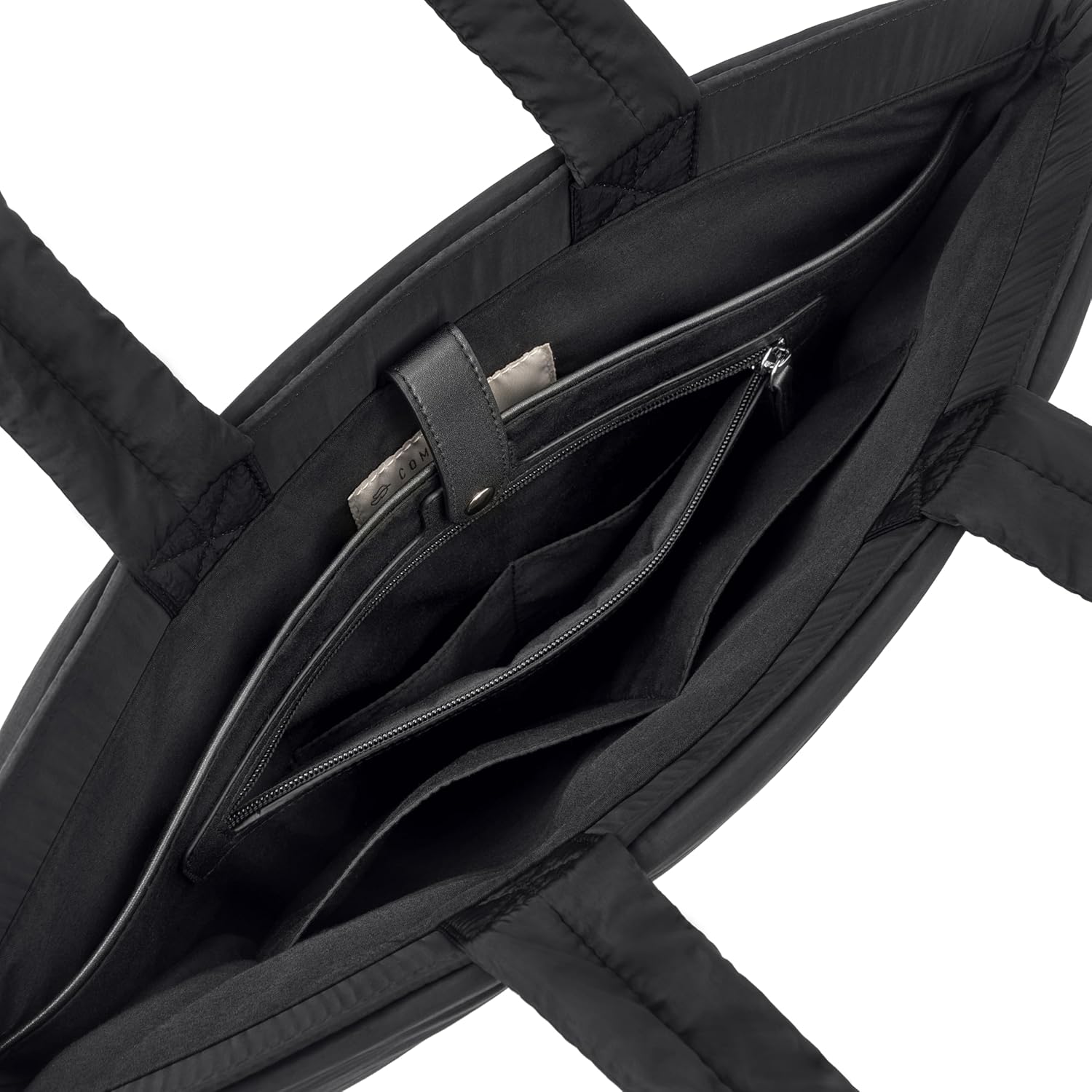 Comfyable Work Tote Bag for Women, Puffer Purse with Laptop Compartment, Large Shoulder Bag for Travel, 15 16 Inch - Image 4