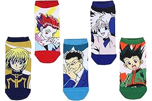 Hunter x Hunter Character No Show Ankle Socks
